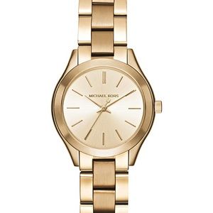MK Mini Slim Runway Two-Tone Three-Hand Watch